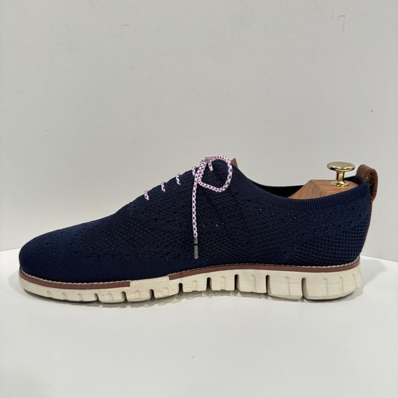 Cole Haan Zerogrand Wingtip Oxford Blue Marine Stitchlite Shoe C24947 Men\'s 10.5 main image 13